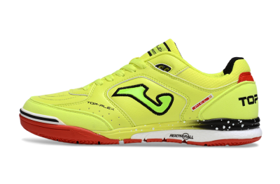 Men's Joma Top Flex IC Indoor & Futsal Low-Tops Football Shoes - Yellow/Black/Red