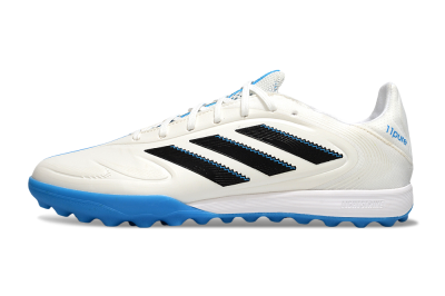Men's Adidas Copa 11 Pure TF Artificial Turf Low-Tops Football Shoes - White/Black/Blue