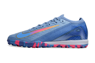 Unisex Nike Air Zoom Mercurial Vapor 16 Elite TF Artificial Turf Low-Tops Football Shoes - Blue/Pink/Gold