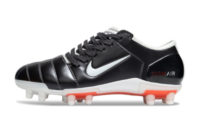 Men's Nike Air Zoom Total 90 III FG Firm Ground Low-Tops Football Boots - Black/White/Red