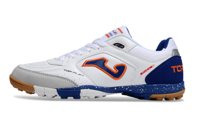 Men's Joma Top Flex TF Artificial Turf Low-Tops Football Shoes - White/Red/Blue