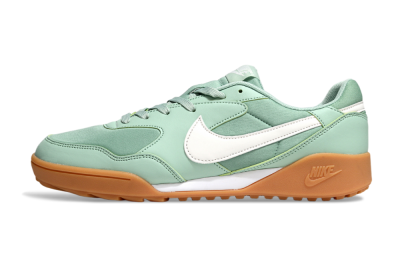 Unisex Nike Terra Manta TF Artificial Turf Low-Tops Football Shoes - Green/White