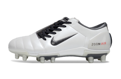 Men's Nike Air Zoom Total 90 III FG Firm Ground Low-Tops Football Boots - White/Black/Red