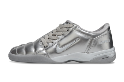 Men's Nike Total 90 III IC Indoor & Futsal Low-Tops Football Shoes - Silver/Grey
