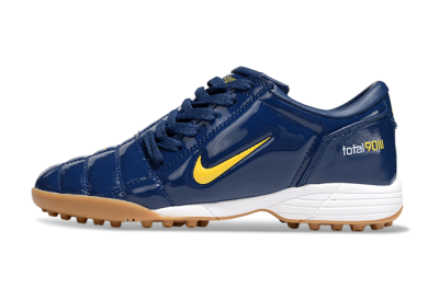 Unisex Nike Total 90 III TF Artificial Turf Low-Tops Football Shoes - Blue/Yellow/White