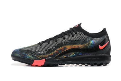 Men's Nike Air Zoom Mercurial Vapor 16 Elite TF Artificial Turf Low-Tops Football Shoes - Black/Silver/Red