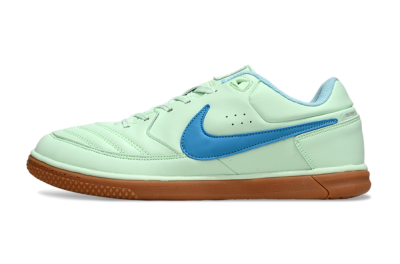 Men's Nike Lunar Gato 2 IC Indoor & Futsal Low-Tops Football Shoes - Jade/Blue/Brown