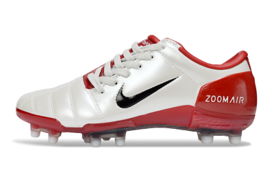 Men's Nike Air Zoom Total 90 III FG Firm Ground Low-Tops Football Boots - Beige/Black/Red