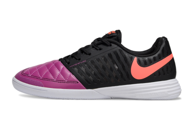 Unisex Nike Lunar Gato 2 IC Indoor & Futsal Low-Tops Football Shoes - Pink/Black/Red