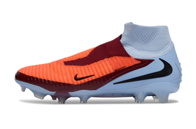 Men's Nike Phantom 6 Elite High FG Firm Ground High-Tops Football Boots - Red/Blue/Black
