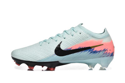 Men's Nike Air Zoom Mercurial Vapor 16 Elite FG Firm Ground Low-Tops Football Boots - Jade/Black/Pink