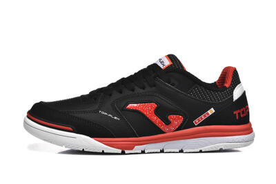 Men's Joma Top Flex IC Indoor & Futsal Low-Tops Football Shoes - Black/Red/White