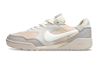 Unisex Nike Terra Manta TF Artificial Turf Low-Tops Football Shoes - Pink/Grey/White