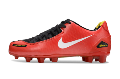 Men's Nike Air Zoom Total 90 Laser FG Firm Ground Low-Tops Football Boots - Red/White/Black