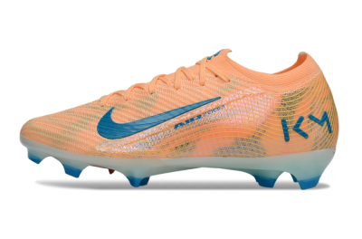 Men's Nike Air Zoom Mercurial Vapor 16 Elite FG Firm Ground Low-Tops Football Boots - Pink/Blue/Yellow