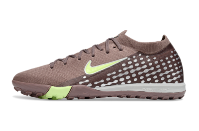 Men's Nike Air Zoom Mercurial Vapor 16 Elite TF Artificial Turf Low-Tops Football Shoes - Brown/Yellow/Silver