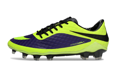 Men's Nike Hypervenom Phantom Rgn SE FG Firm Ground Low-Tops Football Boots - Yellow/Blue/Black