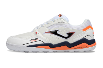 Men's Joma Top Flex TF Artificial Turf Low-Tops Football Shoes - White/Blue/Red