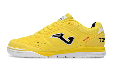 Men's Joma Top Flex IC Indoor & Futsal Low-Tops Football Shoes - Yellow/Black/White