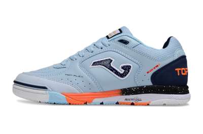 Men's Joma Top Flex IC Indoor & Futsal Low-Tops Football Shoes - Jade/Blue/White