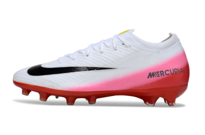 Men's Nike Air Zoom Mercurial Vapor 16 Elite AG Artificial Grass Low-Tops Football Boots - White/Black/Red