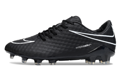 Men's Nike Hypervenom Phantom Rgn SE FG Firm Ground Low-Tops Football Boots - Black/White