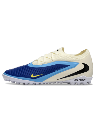 Unisex Nike Phantom 6 Low Elite TF Artificial Turf Low-Tops Football Shoes - Blue/White/Black