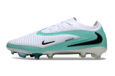 Unisex Nike Phantom 6 Low Elite FG Firm Ground Low-Tops Football Boots - White/Jade/Black