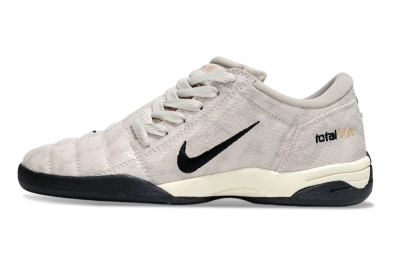 Men's Nike Total 90 III IC Indoor & Futsal Low-Tops Football Shoes - Grey/Black/White