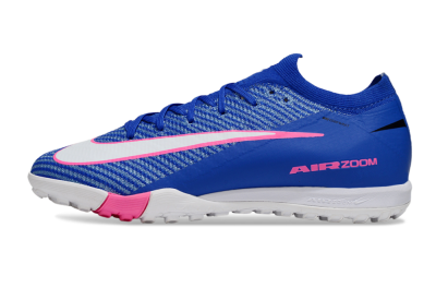 Unisex Nike Air Zoom Mercurial Vapor 16 Elite TF Artificial Turf Low-Tops Football Shoes - Blue/Electric Blue/Fuchsia Pink