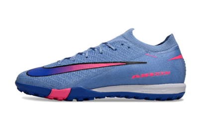 Unisex Nike Air Zoom Mercurial Vapor 16 Elite TF Artificial Turf Low-Tops Football Shoes - Blue/Electric Blue/Neon Pink