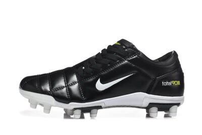 Men's Nike Total 90 III FG Firm Ground Low-Tops Football Boots - Black/Electric Yellow/White