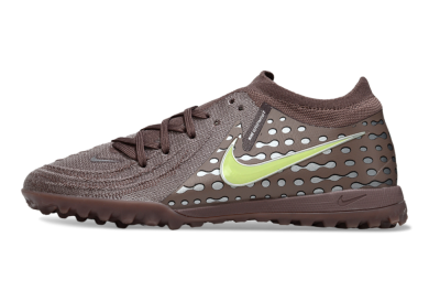 Men's Nike Phantom GX 2 Elite TF Artificial Turf Low-Tops Football Shoes - Brown/Olive Green/Gray