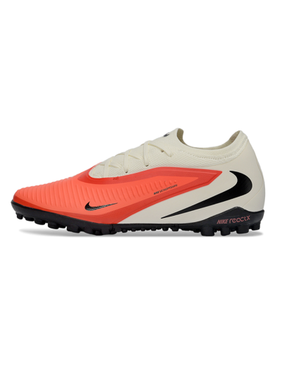Unisex Nike Phantom 6 Low Elite TF Artificial Turf Low-Tops Football Shoes - Coral/Coral Twist/Ivory Cream
