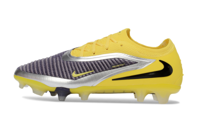 Men's Nike Phantom 6 Low Elite FG Firm Ground Low-Tops Football Boots - Yellow/Electric Yellow/Dark Gray