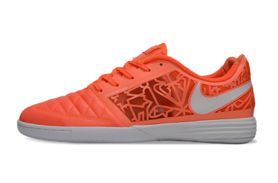 Unisex Nike Lunar Gato 2 IC Indoor & Futsal Low-Tops Football Shoes - Orange/Vibrant Sunrise/Blazing Coral