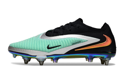 Unisex Nike Phantom 6 Low Elite SG Soft Ground Low-Tops Football Boots - Green/Mint Green/Shimmering Black