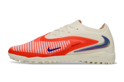 Unisex Nike Phantom 6 Low Elite TF Artificial Turf Low-Tops Football Shoes - Red/Vibrant Red/Neutral White