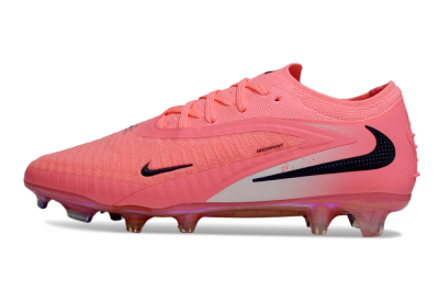 Unisex Nike Phantom 6 Low Elite FG Firm Ground Low-Tops Football Boots - Pink/Neon Pink/Black