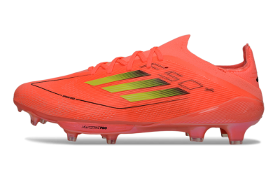 Men's Adidas F50+ Lightstrike Pro FG Firm Ground Low-Tops Football Boots - Pink/Bright Neon/Light Pink