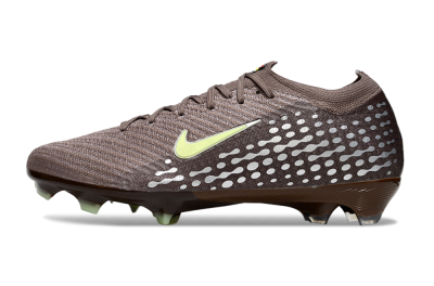 Unisex Nike Air Zoom Mercurial Vapor 16 Elite FG Firm Ground Low-Tops Football Boots - Brown/Yellow/Silver