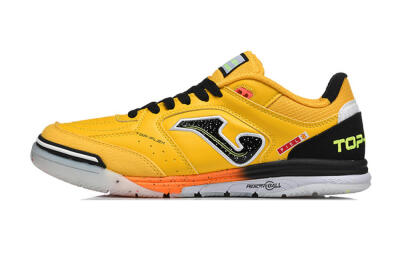 Men's Joma Top Flex IC Indoor & Futsal Low-Tops Football Shoes - Yellow/Bright Citrus/Jet Black