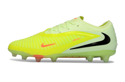 Men's Nike Phantom 6 Low Elite AG Artificial Grass Low-Tops Football Boots - Yellow/Fluorescent Yellow/Neon Pink