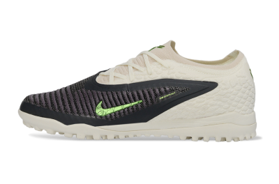 Unisex Nike Phantom 6 Low Elite TF Artificial Turf Low-Tops Football Shoes - White/Lime Green/Slate Black