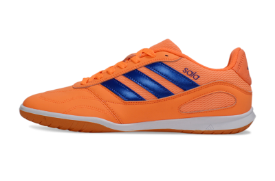 Men's Adidas Top Sala IC Indoor & Futsal Low-Tops Football Shoes - Orange/Vibrant Orange/Deep Blue