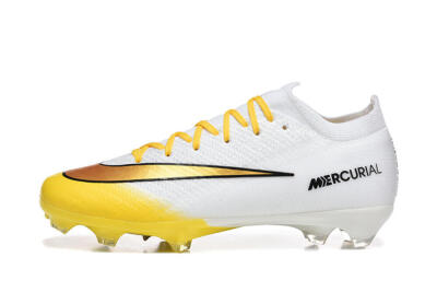 Men's Nike Air Zoom Mercurial Vapor 16 Elite FG Firm Ground Low-Tops Football Boots - Yellow/Bright Yellow/White