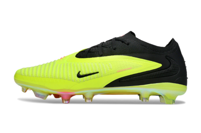 Unisex Nike Phantom 6 Low Elite FG Firm Ground Low-Tops Football Boots - Yellow/Electric Green/Black