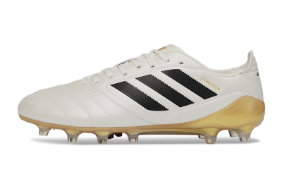 Men's Adidas Copa Icon 2 FG Firm Ground Low-Tops Football Boots - White/Black/Gold