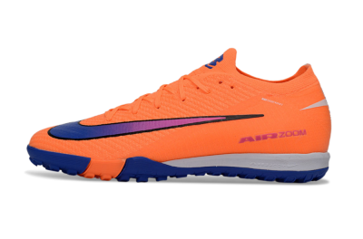 Men's Nike Air Zoom Mercurial Vapor 16 Elite TF Artificial Turf Low-Tops Football Shoes - Orange/Electric Blue/Fiery Orange