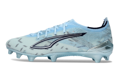 Men's Puma Ultra 5 Ultimate FG Firm Ground Low-Tops Football Shoes - Sky/Ice Blue/Silver
